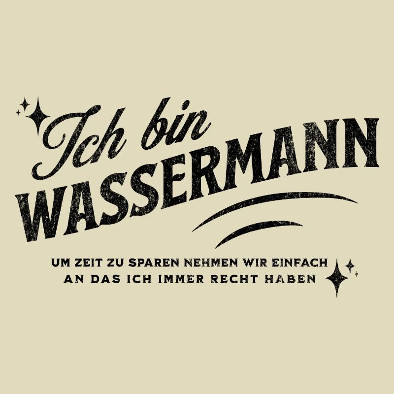 Sternzeichen Geschenke Wassermann Spruch