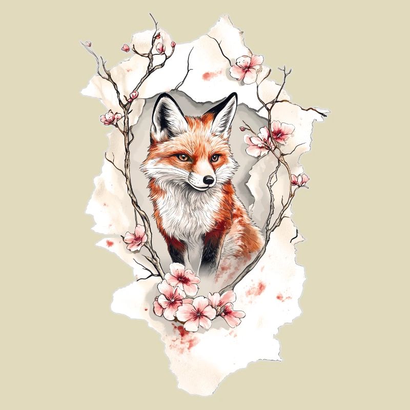 Fox Cherry Blossoms