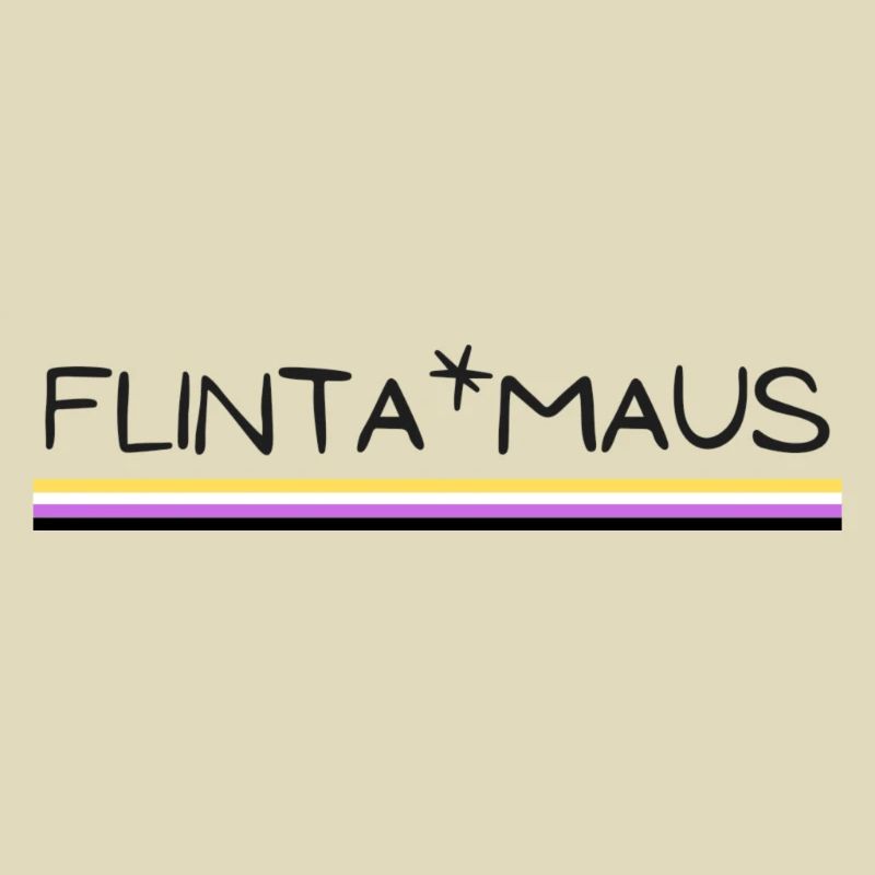 Flinta*Maus Logo non binary flag