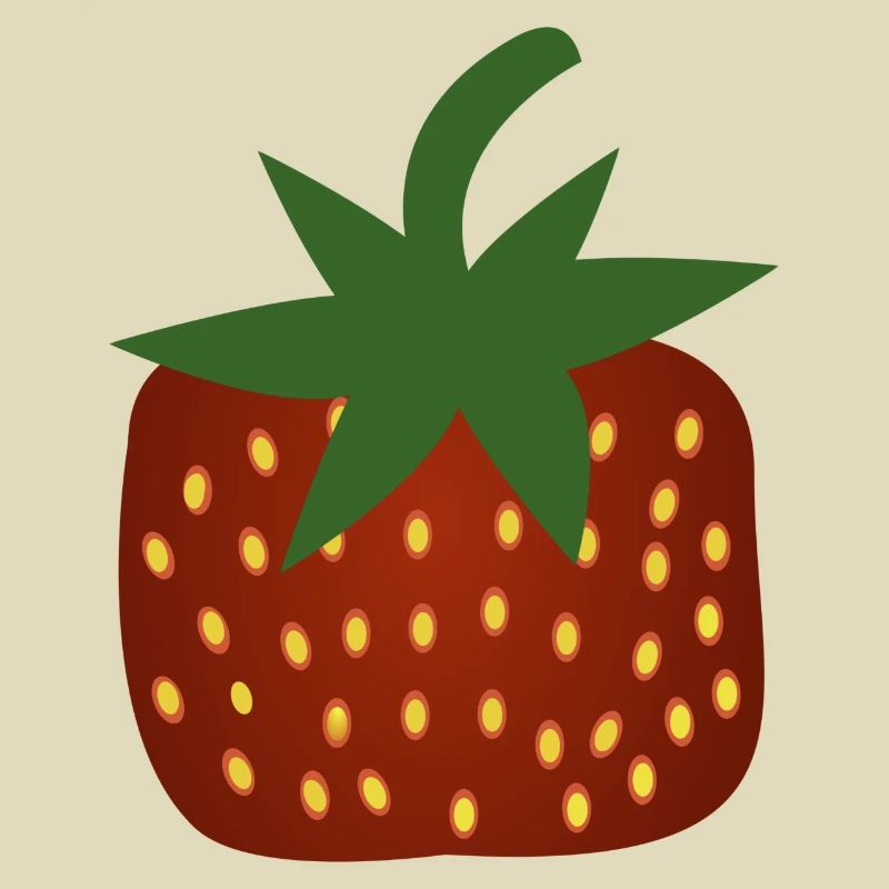 Funny angular strawberry gift idea