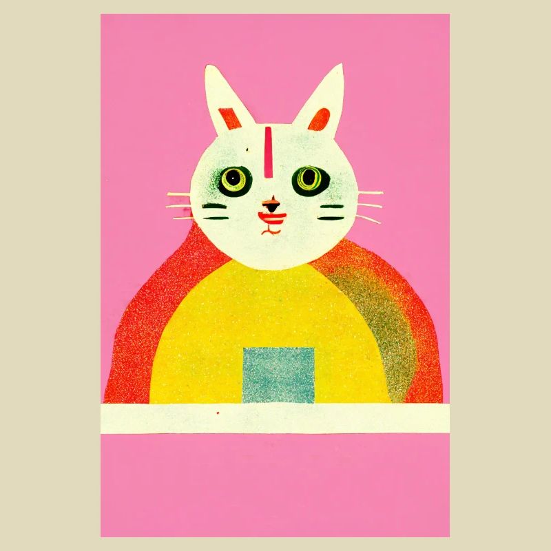 Raver Cat Retro