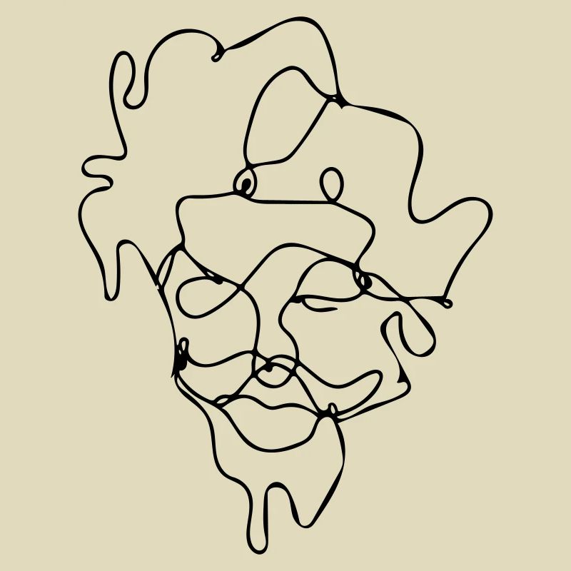 Bartgesicht