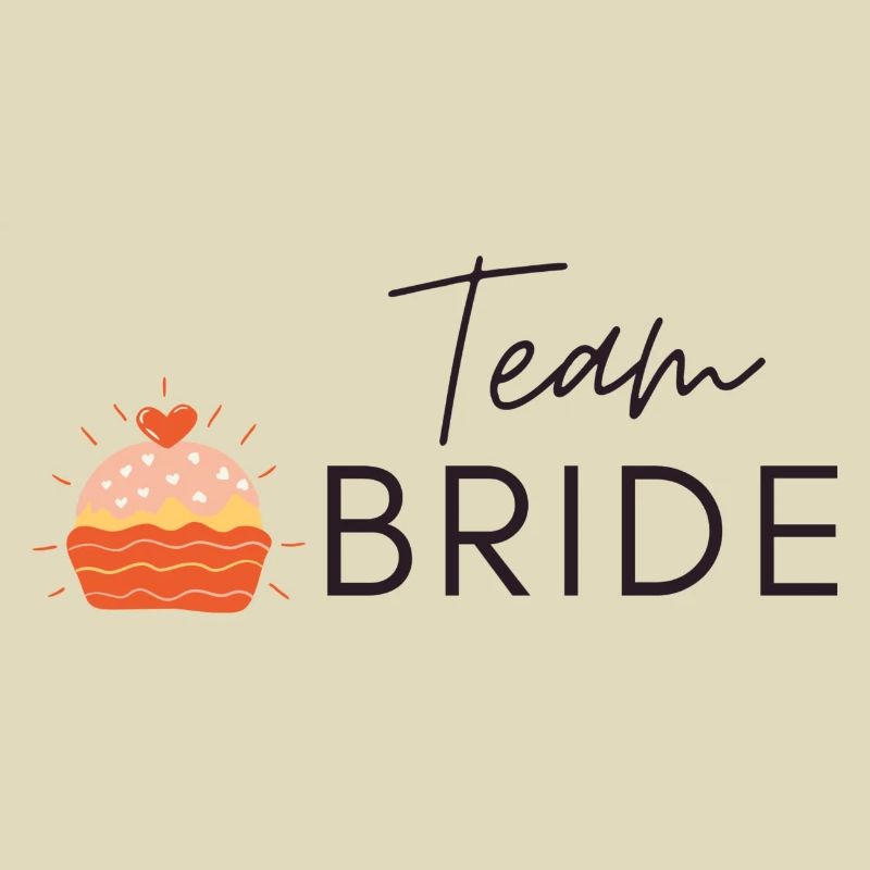 team bride cupcake