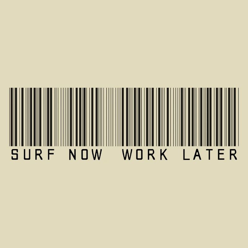 surf now work later bar code