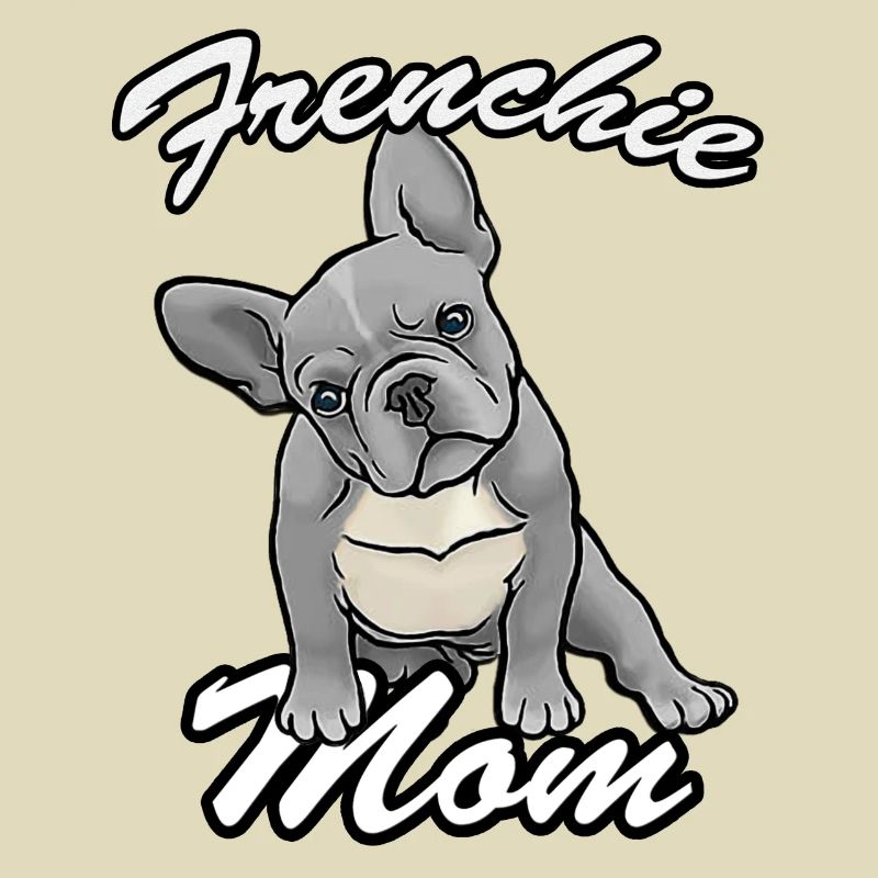 Frenchie Mutter blau