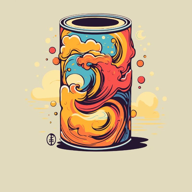 A cloudy container, a cloud can