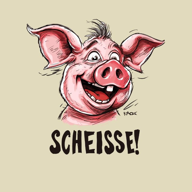 Scheiße, ein kleines Schwein