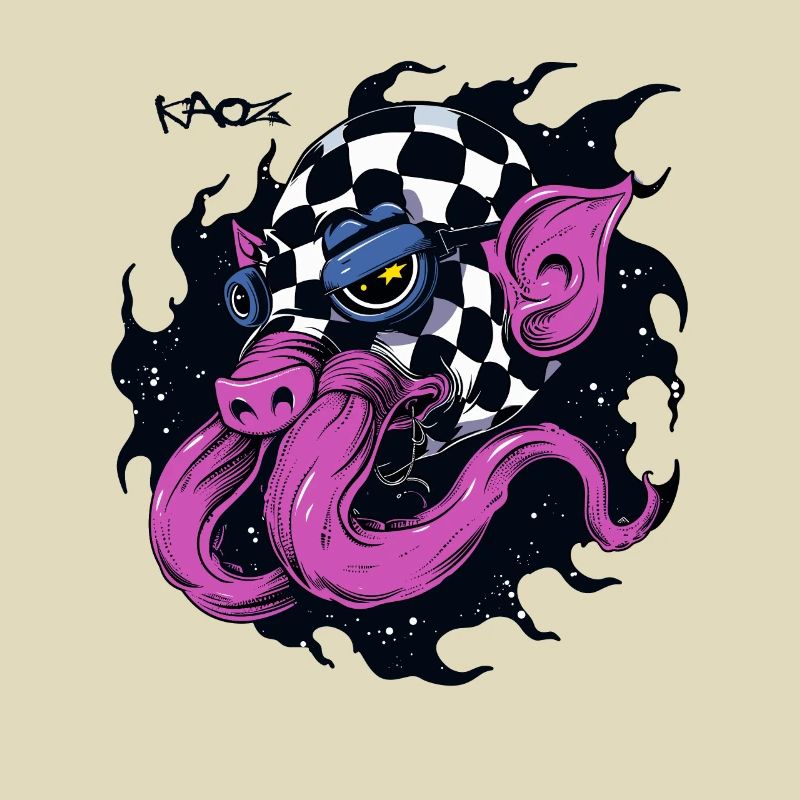 Le cochon pilote à carreaux de la course à l’espace