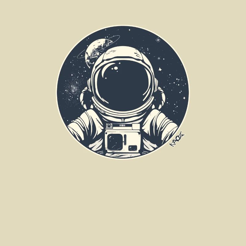 Astronaute et cosmonaute dans l’espace