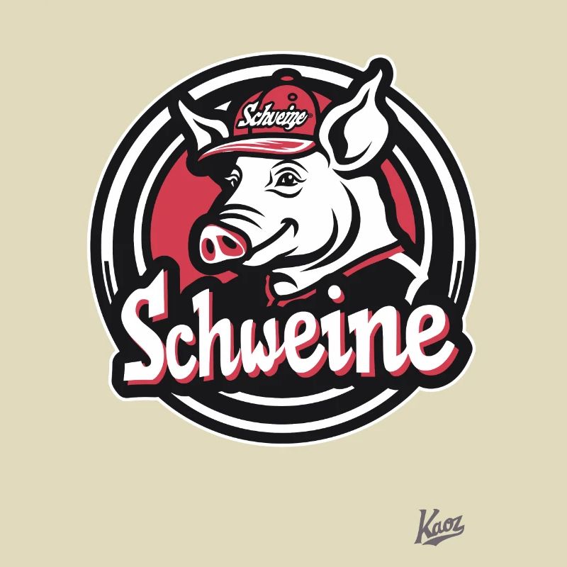 Casquette vraiment cool : Cochon dans l’équipe de cochons