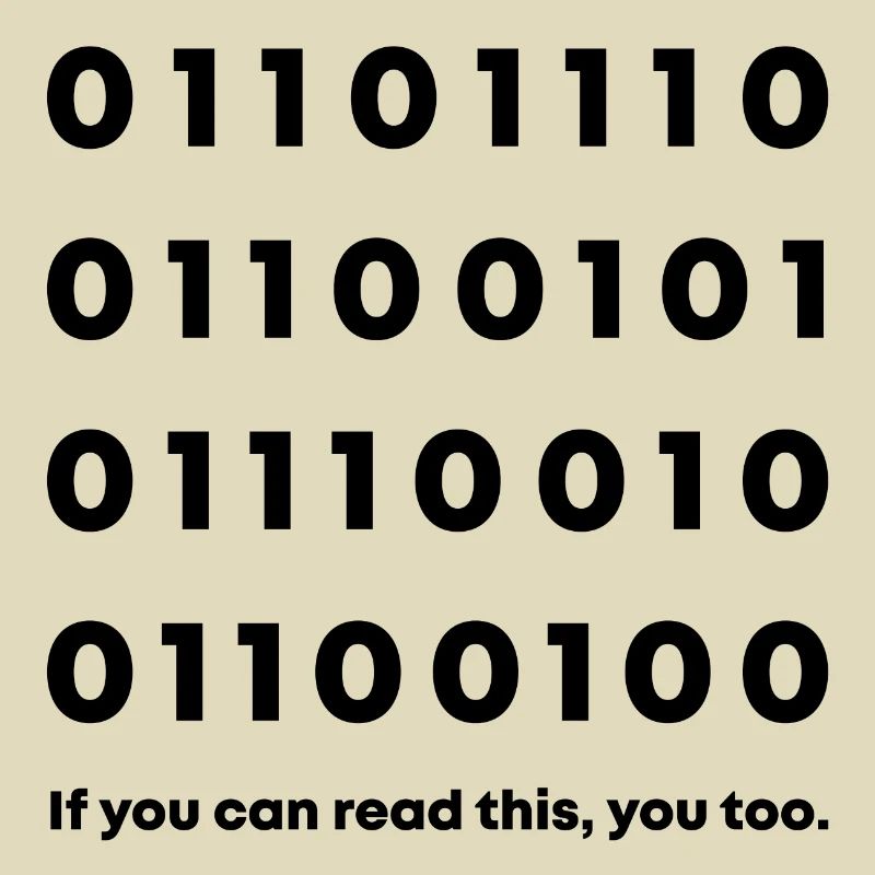 Binärcode Nerd