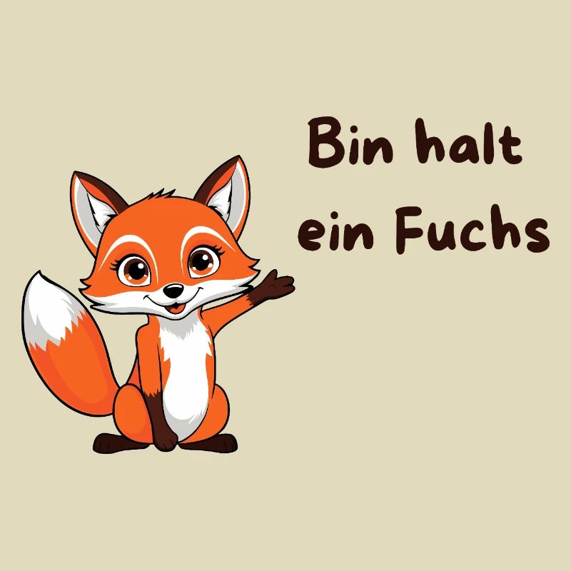 Bin halt ein Fuchs - Spruch