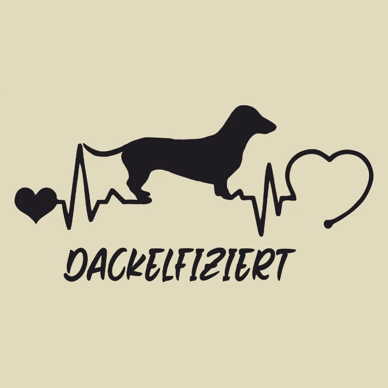 Dackel mit Herzschlag