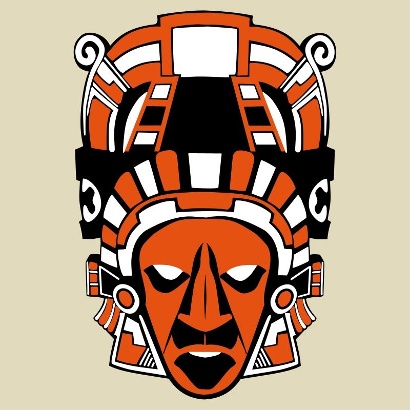 Maya oder aztekische Maske