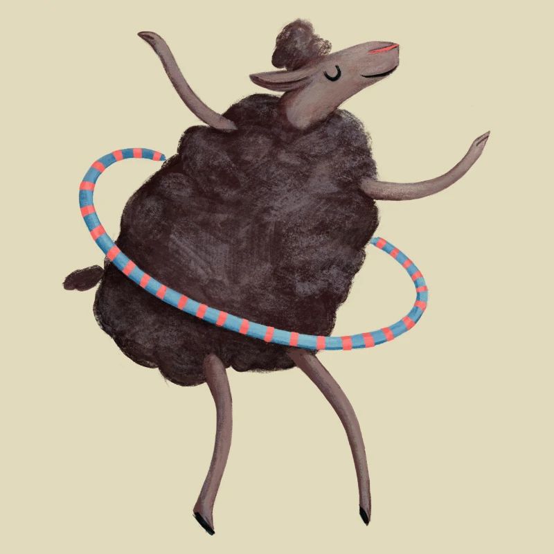 Schaf Hula hup