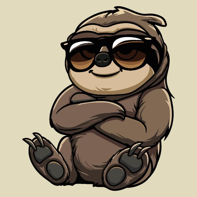Sloth Cool Comic