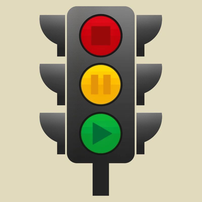 Ampel (Stop, Pause, Play)