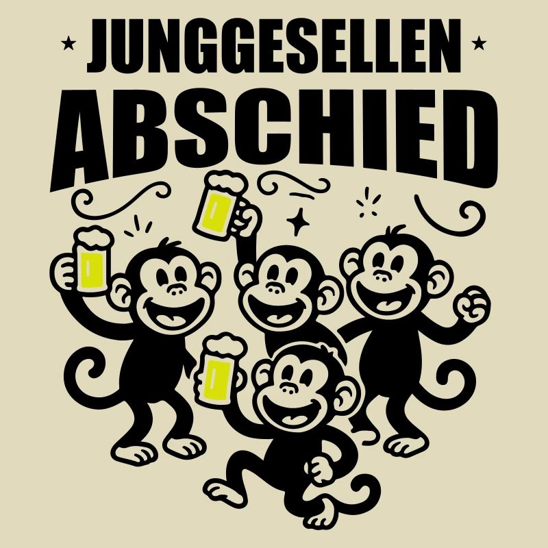 Junggesellenabschied Jga Affen Bier