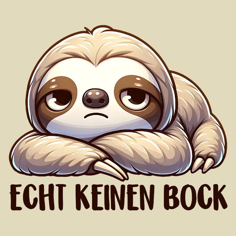 Faultier hat echt keinen Bock will seine Ruhe