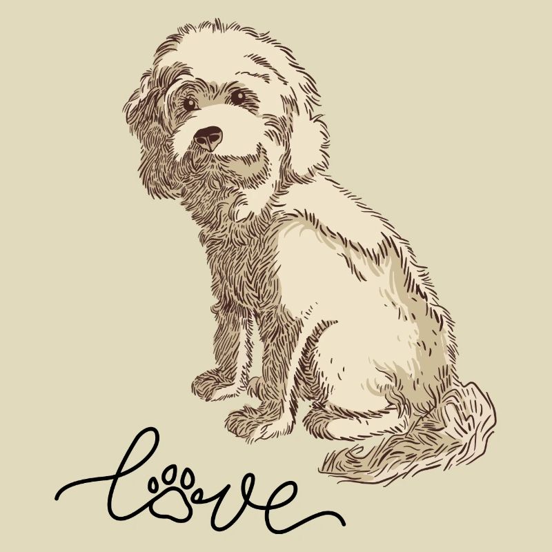 Cockapoo Cocker Spaniel Caniche Caniche miniature amour de chien