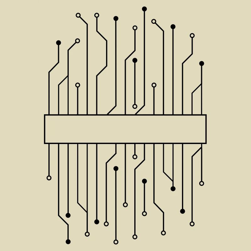 shield frame text circuit wire data microch