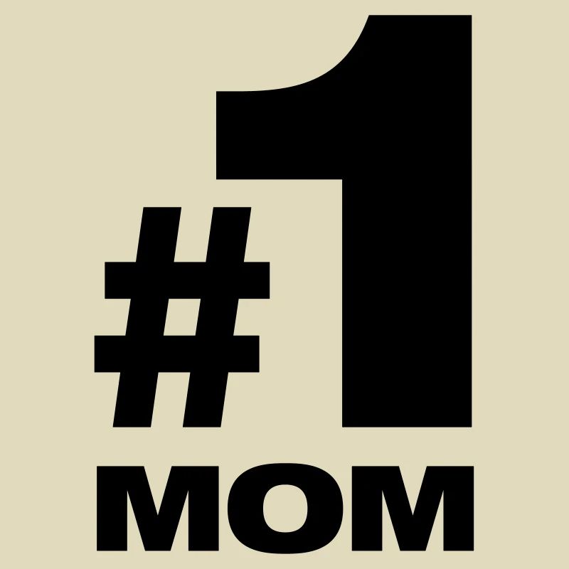 Nummer 1 Mom beste Mama Mutter Mutti Eltern Kinder