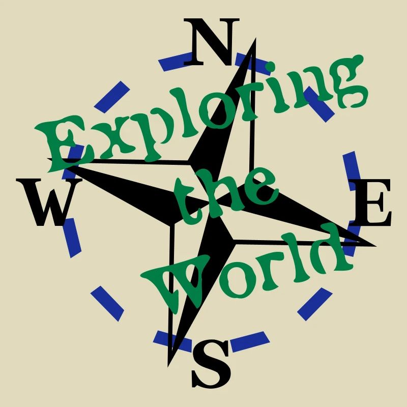 Compass - Explorer le monde - Vector 3 Couleur