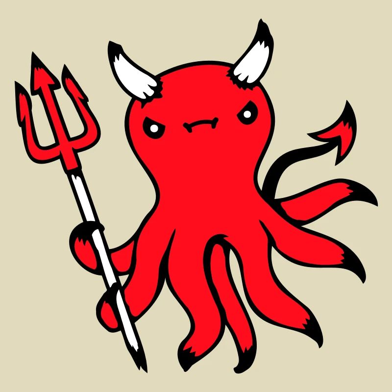 Octopus Devil Hell Satan Evil Purgatory Naughty