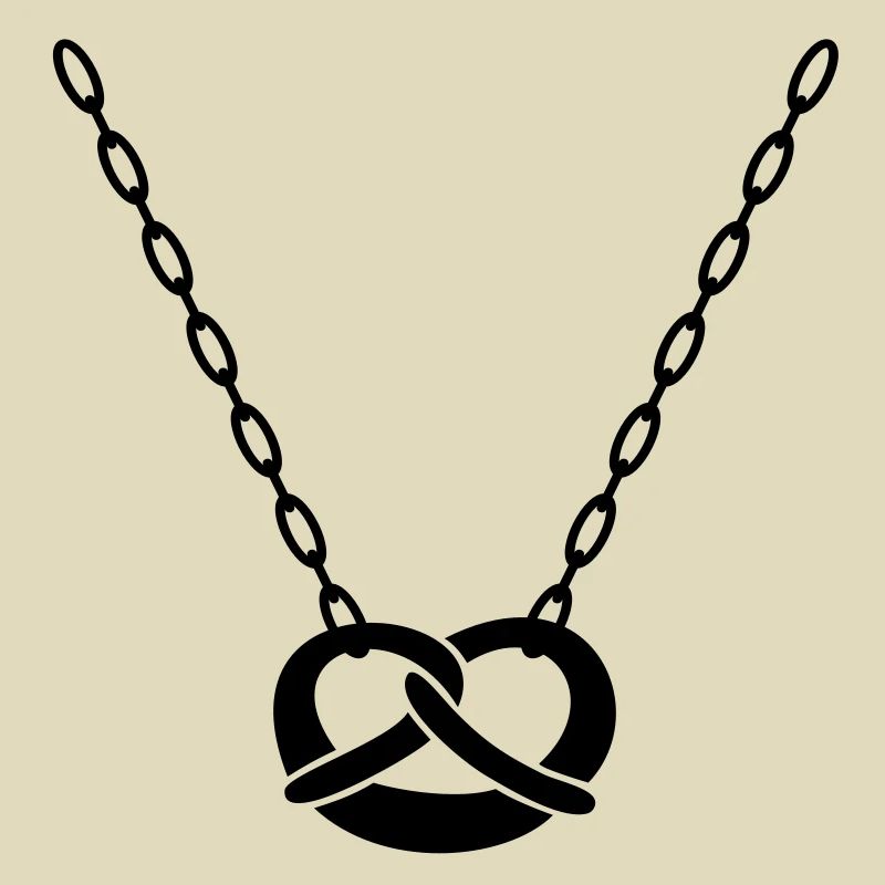 Kette mit Brezel