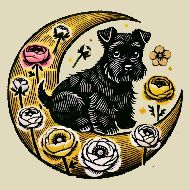 Schwarzer Scottish Terrier