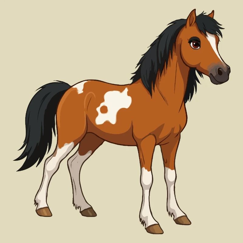 Pferd klein echt