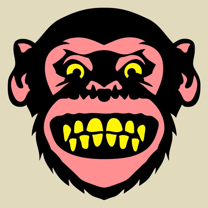monkey monkey Grimasse 8