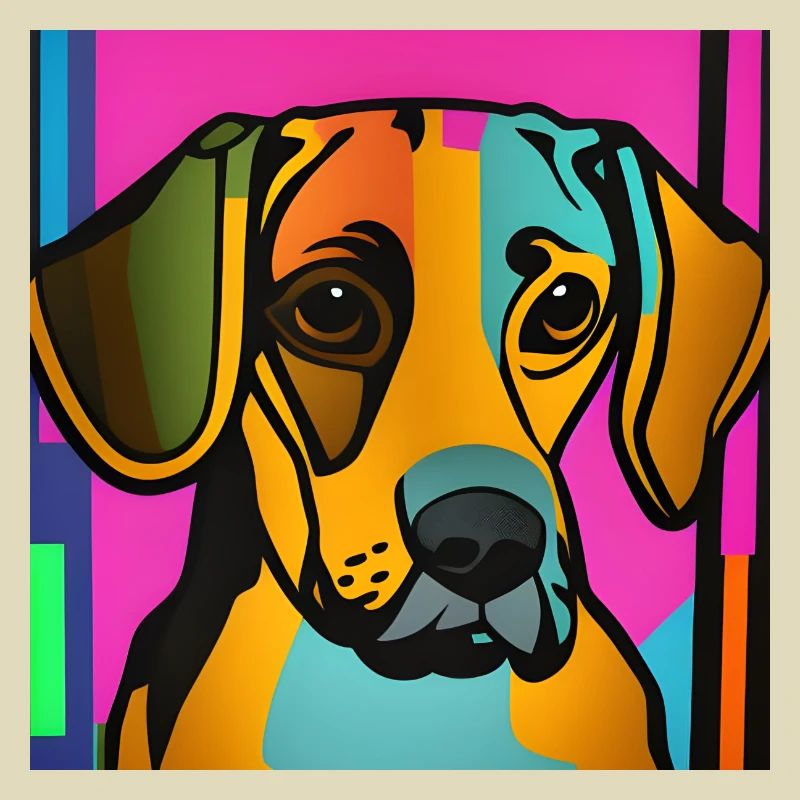 Chien Pop Art