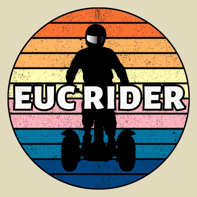 Elektrischer Einradfahrer. EUC-Reiter