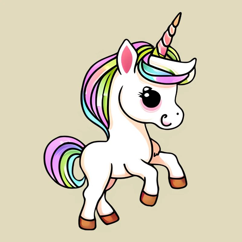Einhorn Fabeltier Einhörner Mädchen