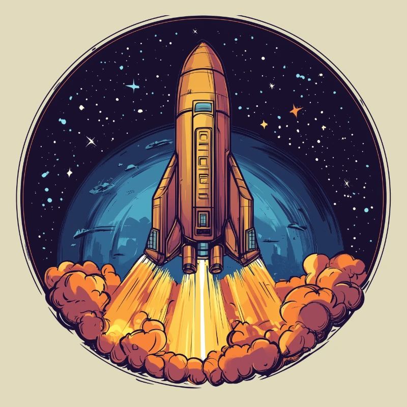 Launch into the unknown: The launch into space!