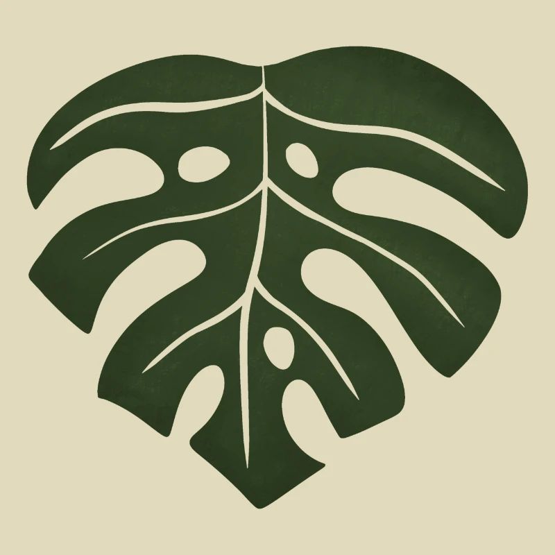 monstera leaf