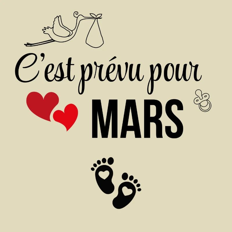 C’est prévu pour mars - annonce de grossesse
