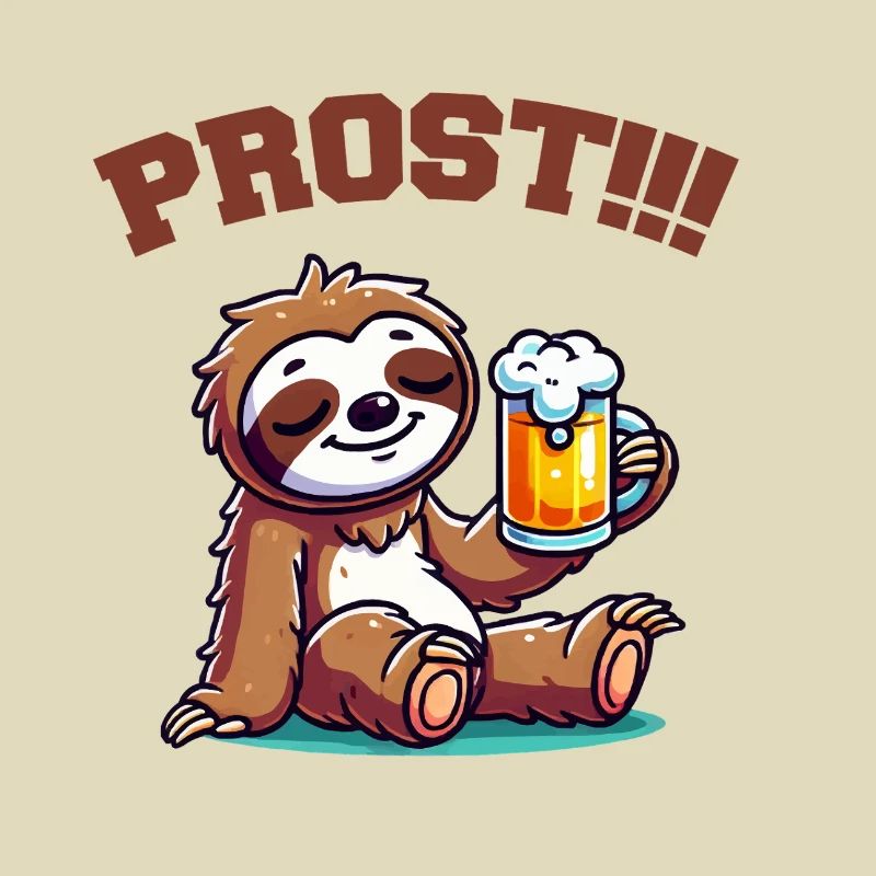 faultier bier comic