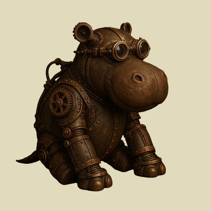 Steampunk Hippo