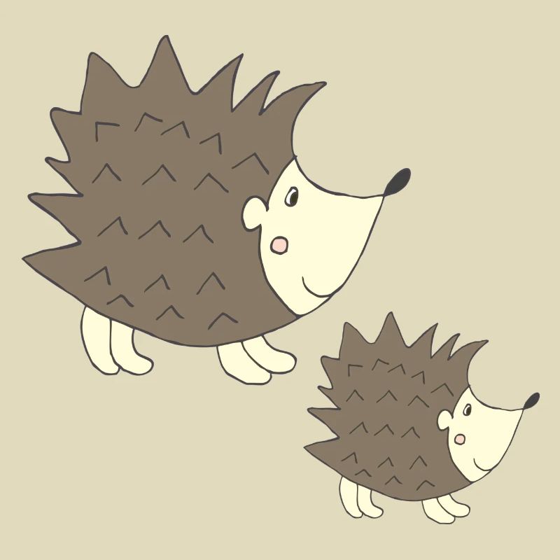 großer igel und kleiner igel