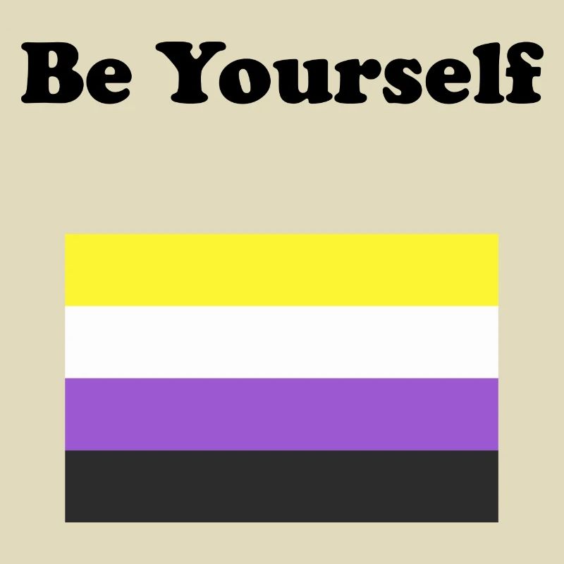 Non Binary Flag Be Yourself