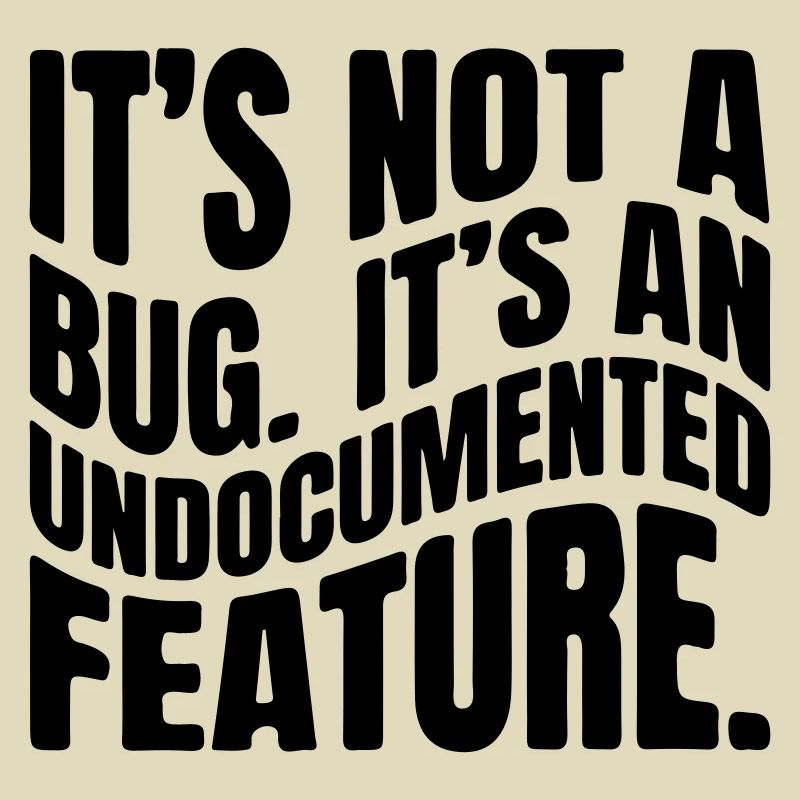 It´s not a bug. It´s an undocumented feature.