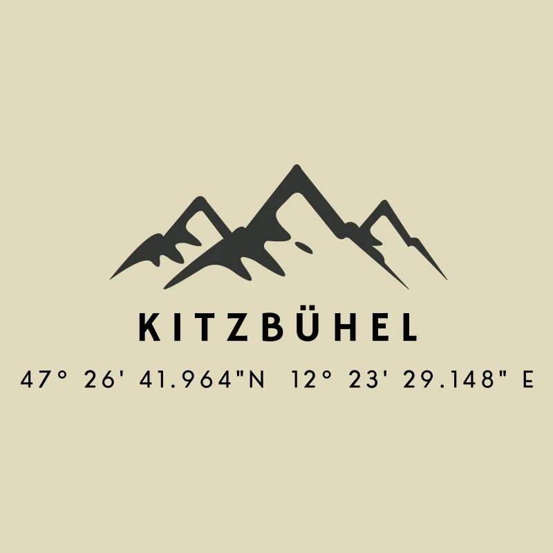 Minimalistisches Kitzbühel-Logo