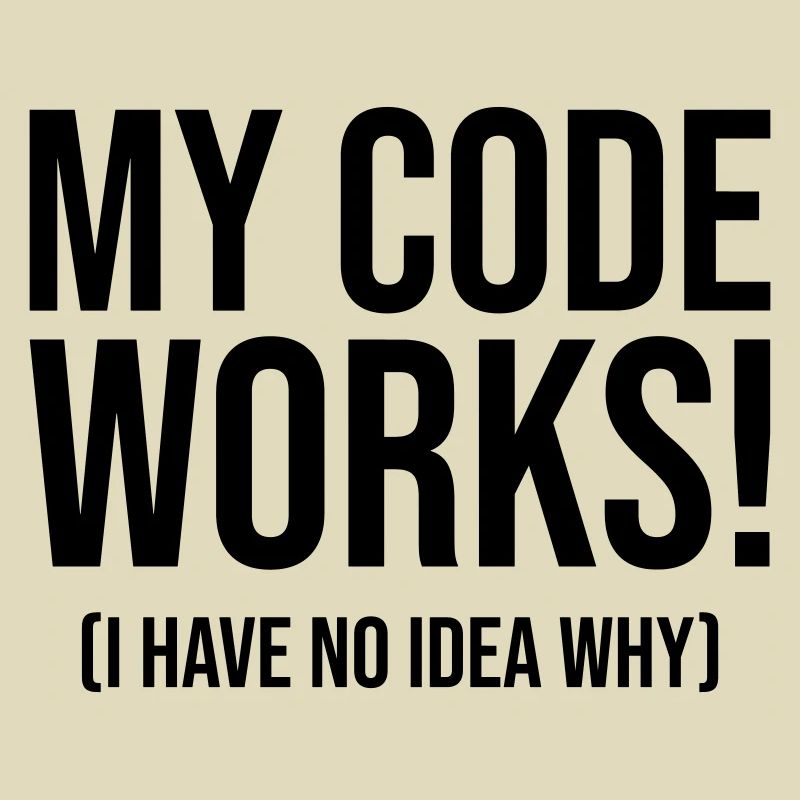 My code works! (I have no idea why)