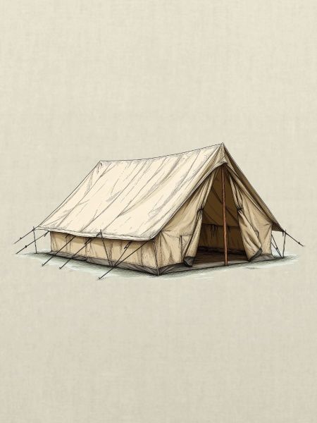 Klassisches A-Frame Zelt