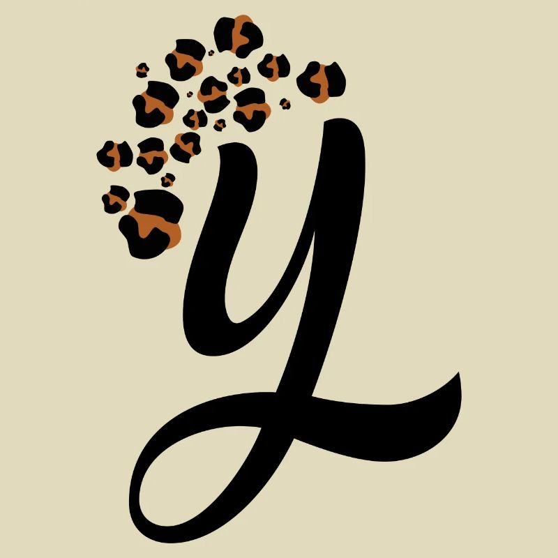 Letter and leopard patterns