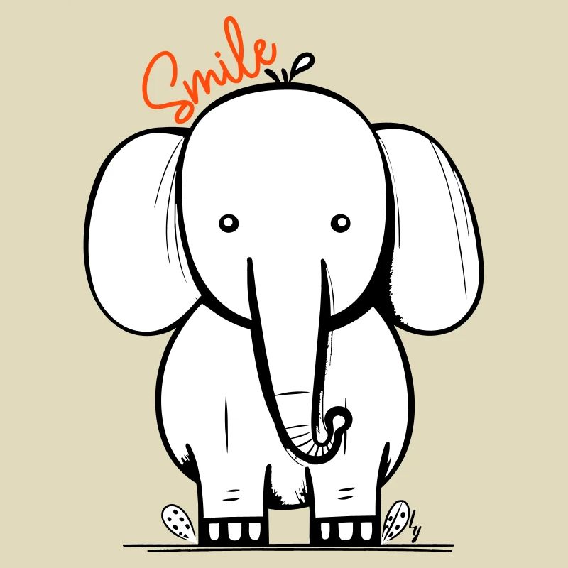 Elephant smile