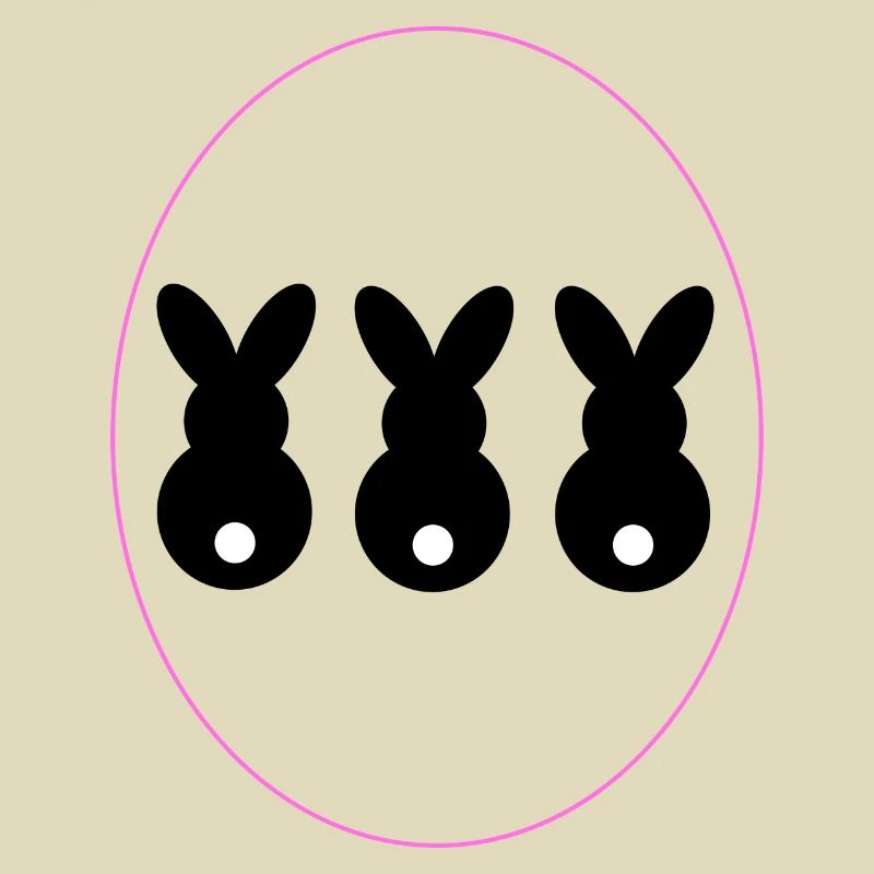3 Bunny in Egg Plain Shadow