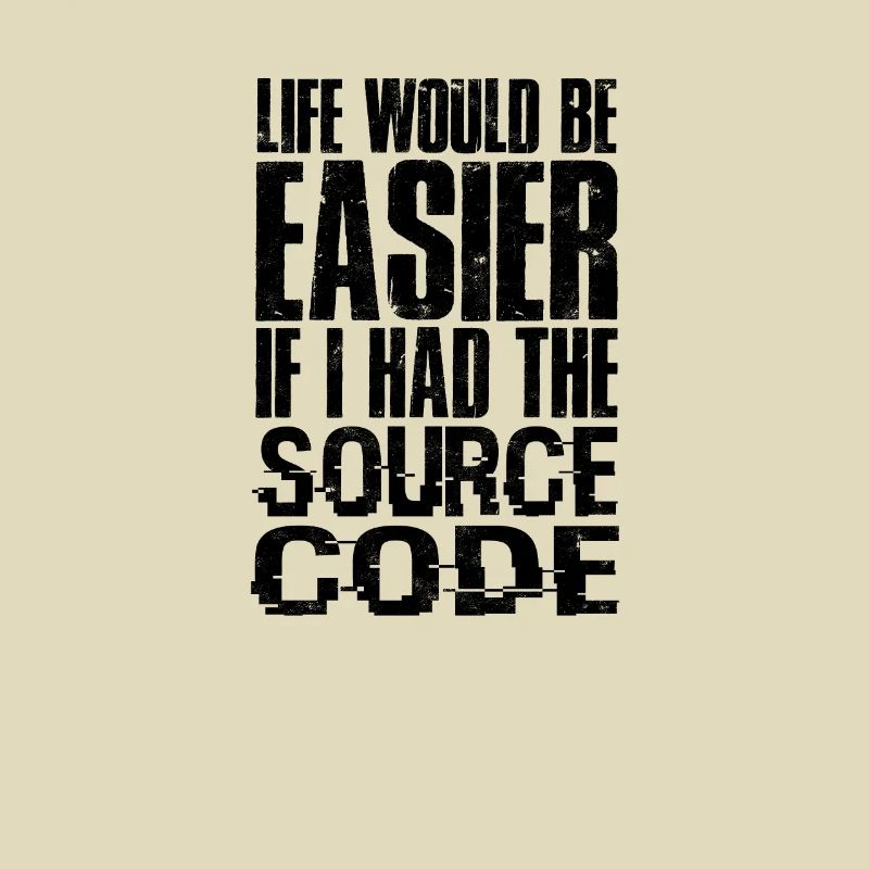 Life would be easier if I had the source code -